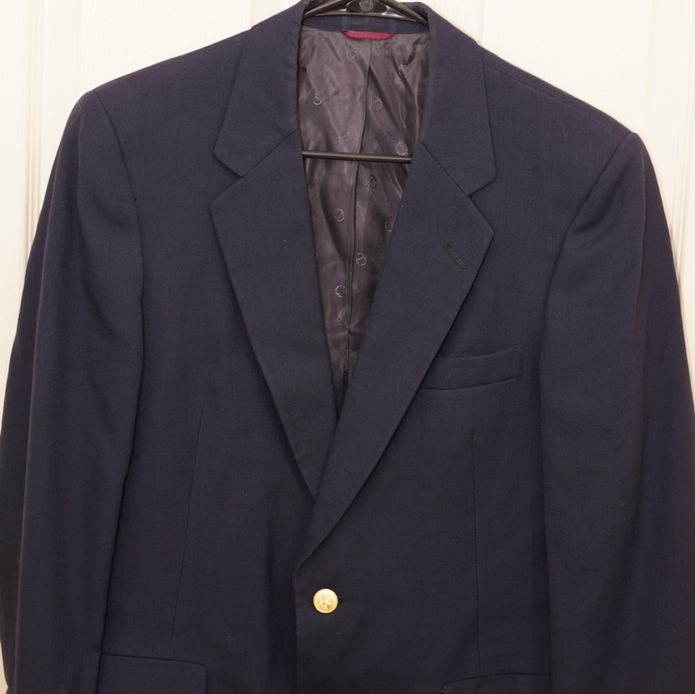 Dior Navy Blazer with Gold Buttons